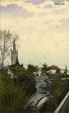 Čáslav - pohled na věž (pohled)