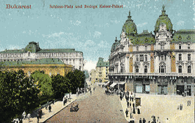 Bukurest - Schloss - Platz und Bodega. Kaiser - Palast (pohled)