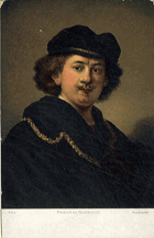 Rembrandt - Portrait de Rembrandt (pohled)