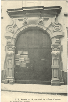 Belgie - Anvers - Antverpy - vstupní portál (pohled)