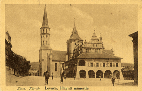 Levoča - Hlavné námestie (pohled)