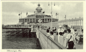 Scheveningen, Pier - molo - Nizozemsko (pohled)