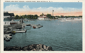 Harbor and Boat Houses, Hudson park (pohled)