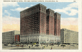 Benjamin Franklin Hotel, Philadelphia (pohled)
