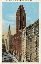 Clark St. Looking North, Chicago (pohled)