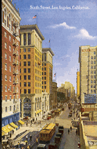 Sixth Street, Los Angeles, California (pohled)
