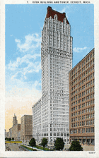 Book Building and Tower, Detroit, Mich. (pohled)