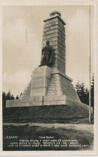 Chodsko - Pomník spisovatele J. Š. Baara na Výhledech 5. července 1933 (pohled)