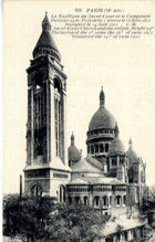 Paris - La Basilique du Sacré-Coeur (pohled)