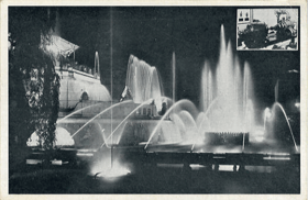 Sletová fontána v Praze 1932 (pohled)