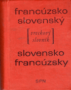 Francúzsko - slovenský - slovensko - francúzský vreckový slovník
