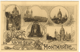 Montmartre - koláž (pohled)