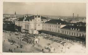 Brno - pohled na nádraží (pohled)