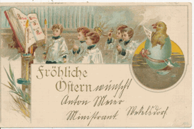 Frohliches Osterfest 3 (pohled)
