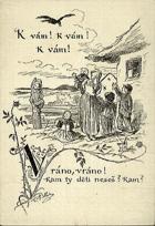 Mikoláš Aleš - K vám! (pohled)