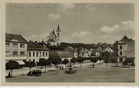 Letovice, náměstí (pohled)