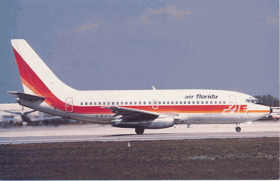 Air Florida B - 737 - 200 (pohled)