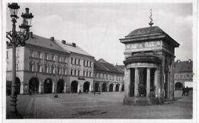 Jičín, náměstí, detail (pohled)