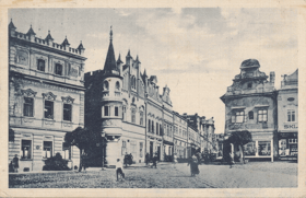 Havlíčkův Brod - pohled na historické domy (pohled)