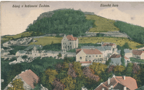 Slaný v království Českém - Slánská hora (pohled)