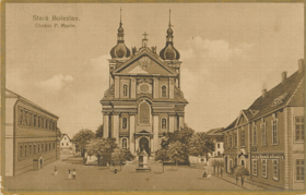 Mladá Boleslav - Chrám P. Marie (pohled)