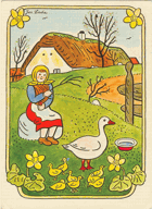 Lada Josef - Veselé velikonoce - Husopaska (pohled)