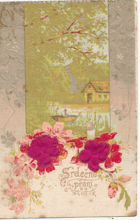 Srdečné přání - květiny 20 (pohled)