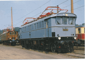 Elektro - Guterzuglokomotive E 75 09 (pohled)