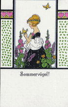 Blahopřejné - Sommervögel ! (pohled)