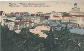 Finsko - Helsinki - Nakoala Tahtitorninpuistota (pohled)