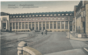 Finsko - Helsinki - Rautatienasema (pohled)