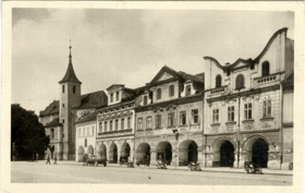 Domažlice - Stalingradské náměstí (pohled)