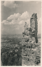 Letovisko Potštejn - Pohled z hradu k Vamberku (pohled)