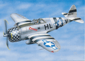 P - 47 B Thunderbolt (pohled)
