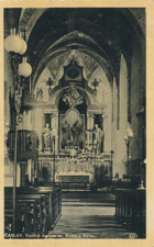 Čáslav - Vnitřek kostela Sv. Petra a Pavla 1 (pohled)