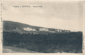 Pozdrav z Jevíčka - Sanatorium (pohled)