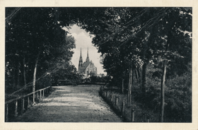 Brno - Špilberské sady (pohled)