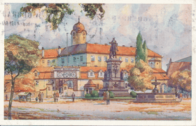 Lázně Poděbrady - Zámek s náměstím (pohled)