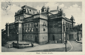 Plzeň - Městské divadlo (pohled)