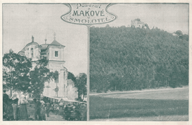 Pozdrav z Makové u Smolotel (pohled)