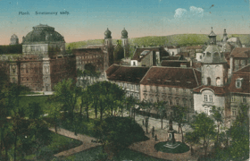 Plzeň - Smetanovy sady (pohled)