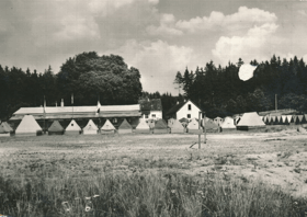 Tis u Blatna - Pionýrský tábor (pohled)