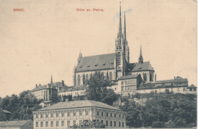 Brno - Dom sv. Petra (pohled)