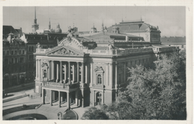 Brno - Brunn - Zemské divadlo (pohled)