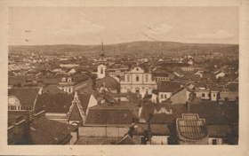 Brno - Celkový pohled ze Špilberku (pohled)