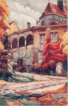 Brno - Nádvoří zemského musea (pohled)