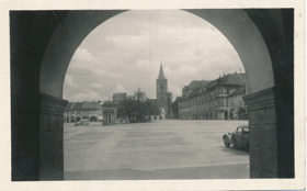 Jičín - Masarykovo náměstí (pohled)