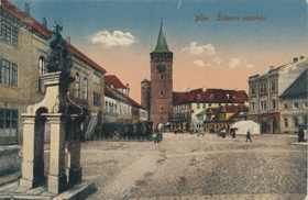 Jičín - Žižkovo náměstí (pohled)