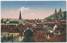 Praha - Pohled do zlaté studně (pohled)