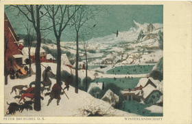 Peter Brueghel D. Ä. - Winterlandschaft (pohled)